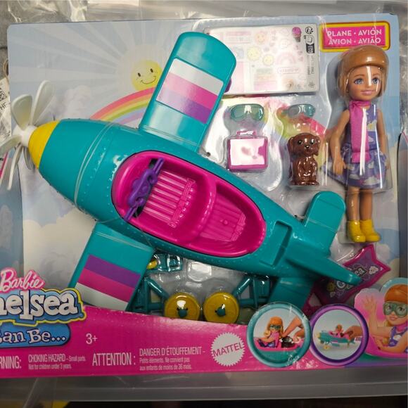 Barbie Chelsea Can Be Plane Doll And Playset NWT - Picture 1 of 7